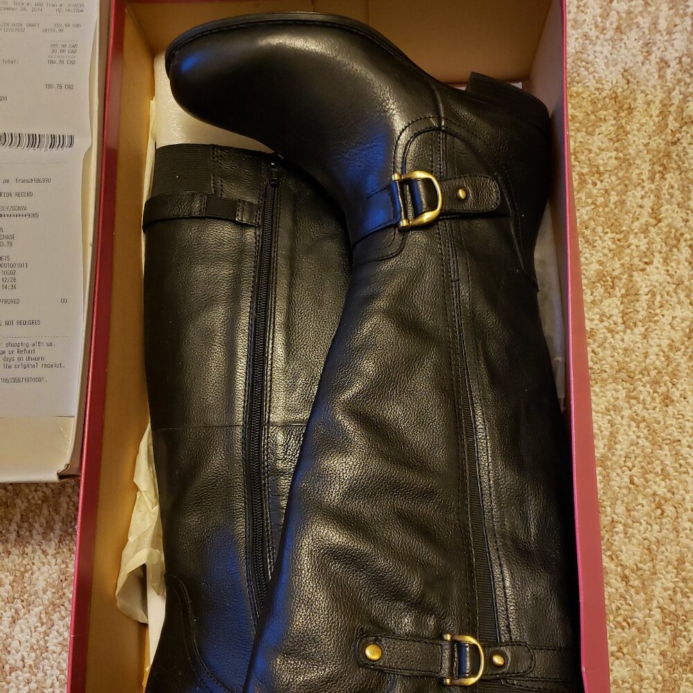 Tall Leather Boots